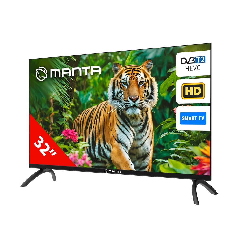 Telewizor Manta 32" LED HD SMART TV Android WiFi APLIKACJE HDMI USB Ci 12V