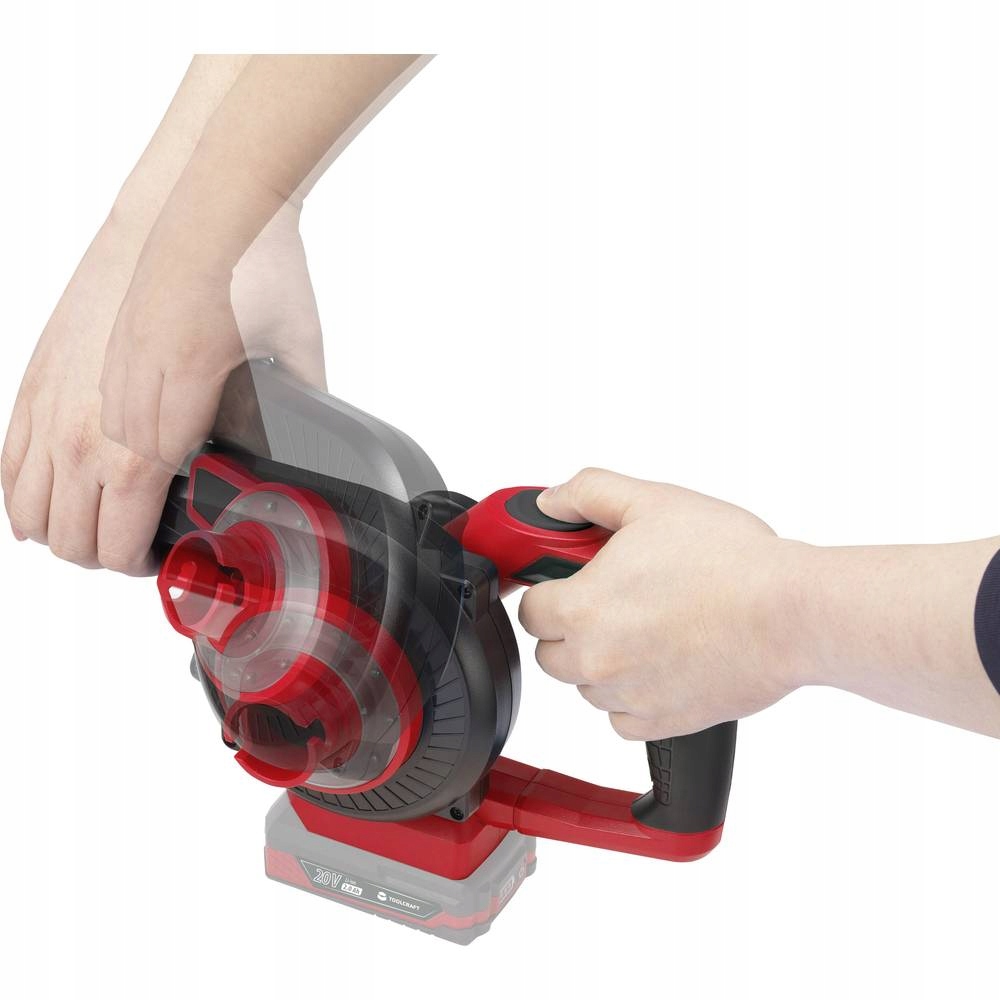 Dmuchawa do LIŚCI ODKURZACZ akumulatorowy 20V 2w1 bezprzewodowy ŁADOWARKA