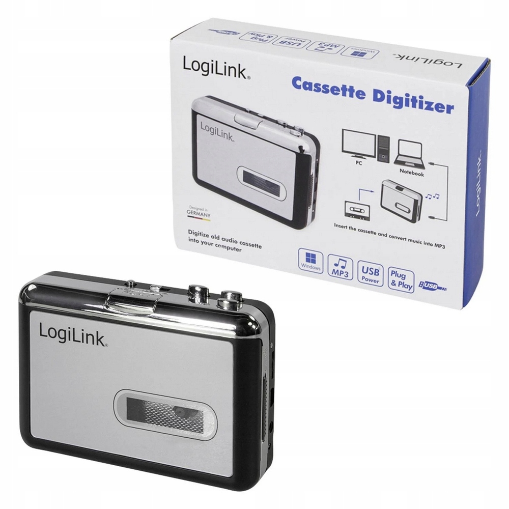 Konwerter ODTWARZACZ kasetowy KASET magnetofonowych digitalizacja MP3 USB