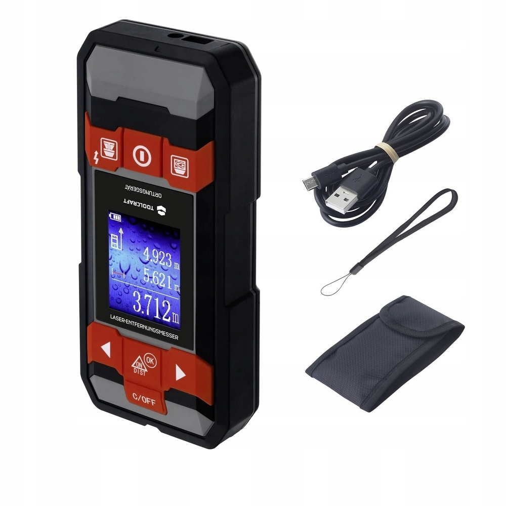 Wykrywacz metali przewodów dalmierz laserowy 2w1