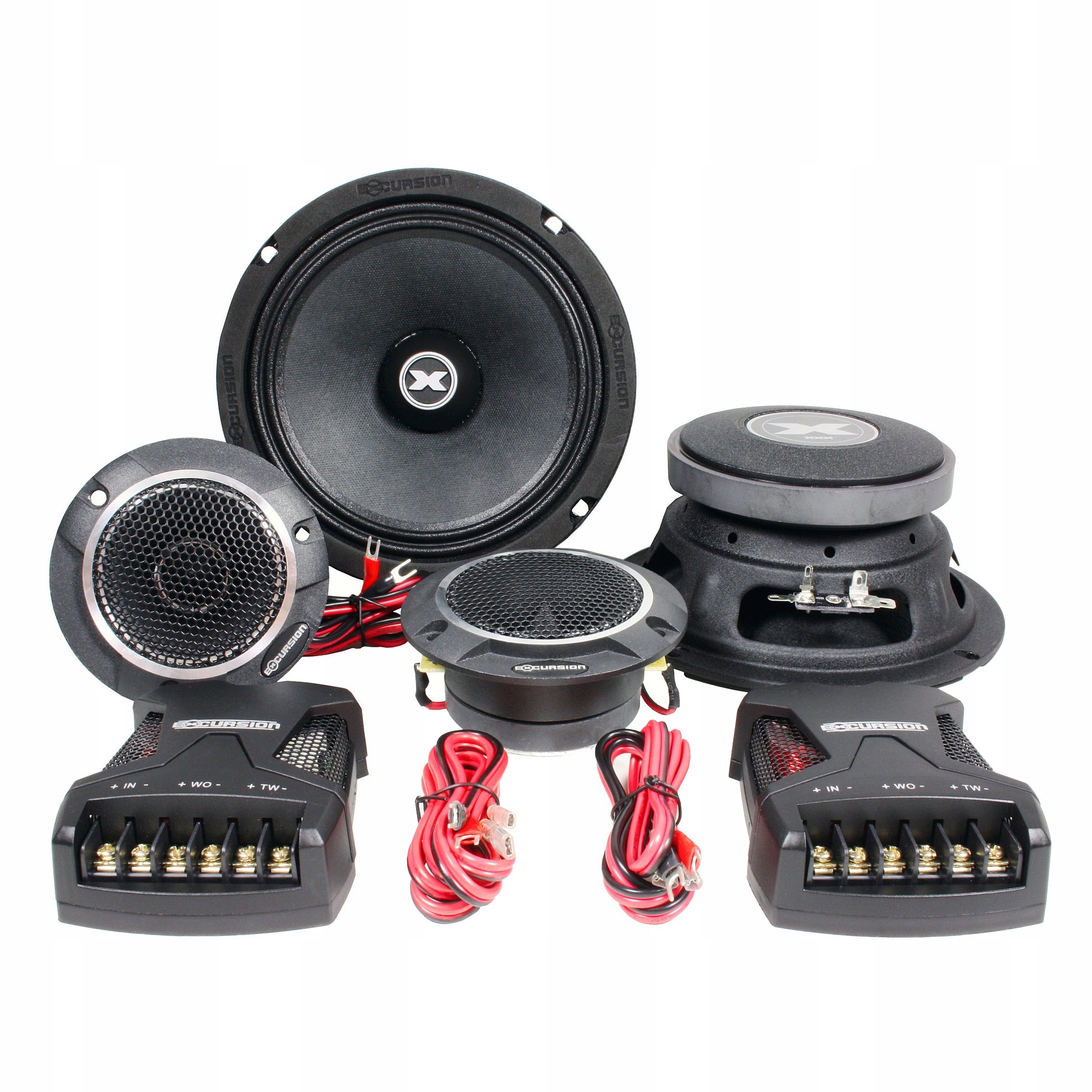 Głośniki Excursion 165mm 500W zestaw 2 drożny