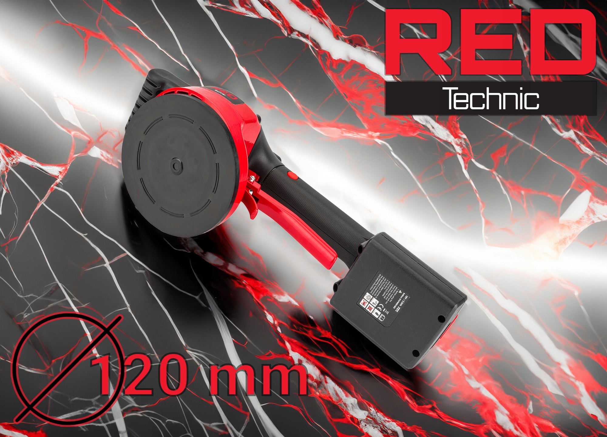 PRZYSSAWKA WIBRUJĄCA DO UKŁADANIA PŁYTEK WIBRATOR DO POZIOMOWANIA 2xAKU 18V