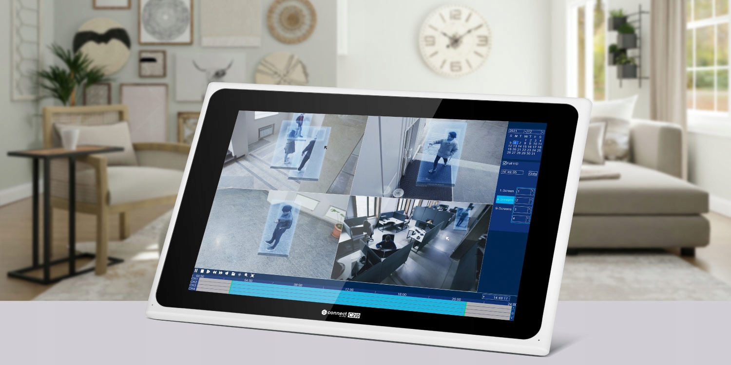 KAMERY WiFi monitor 10 cali REJESTRATOR do kamer MONITORING KAMERA IP Tuya