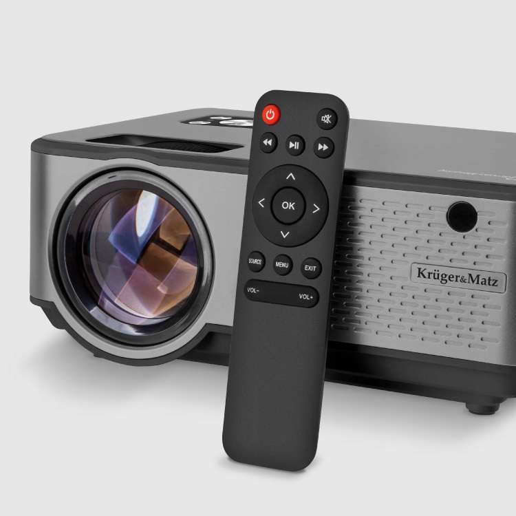 Projektor LED Full HD WiFi USB BT 5000 Lm 150 cali rzutnik pilot