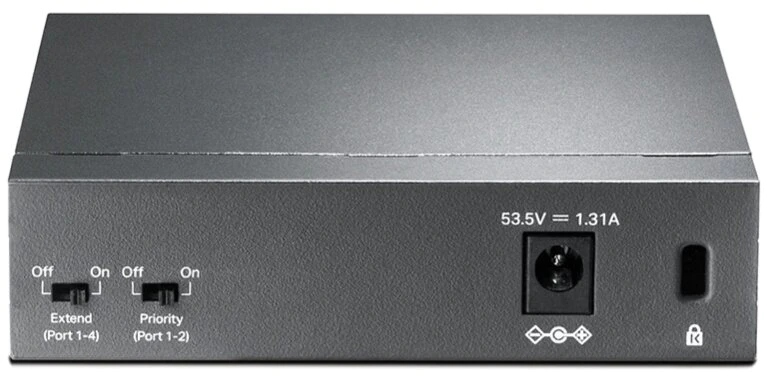 Switch sieciowy TP-LINK 5 PORTÓW RJ-45 4 PoE 58W 10/100 MBit/s Auto MDI