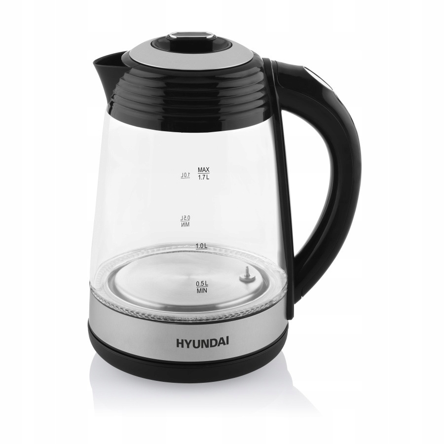 Czajnik elektryczny HYUNDAI bezprzewodowy szklany