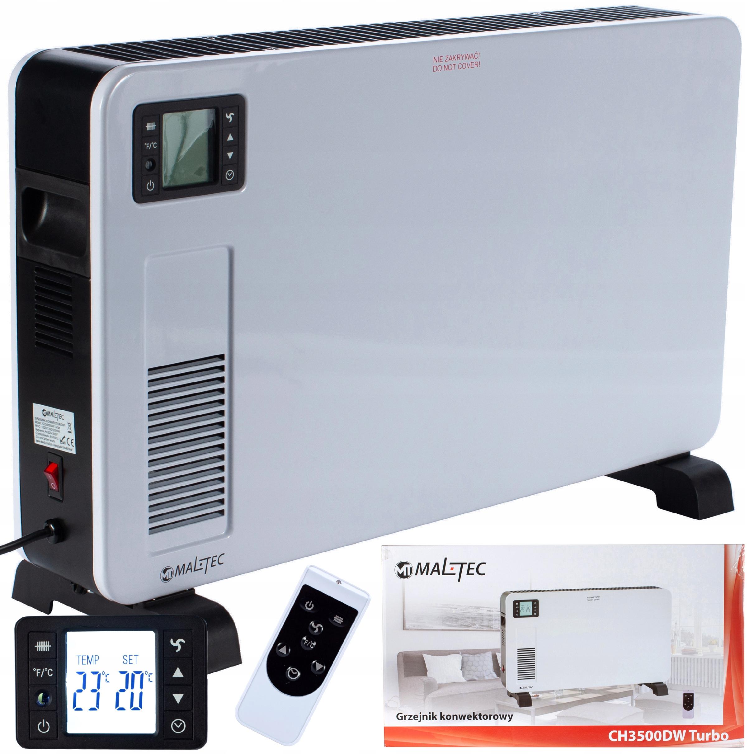 Grzejnik elektryczny 2300W KONWEKTOROWY termostat WIFI aplikacja PILOT