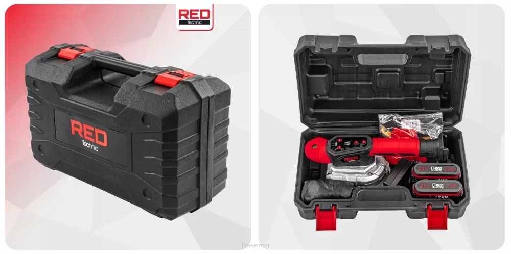 Przyssawka WIBRACYJNA do PŁYTEK 100KG wibrator AKUMULATOR 2x21V 2Ah WALIZKA