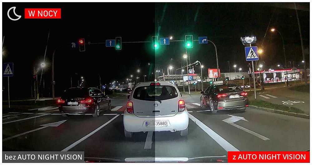 Rejestrator FineVu GX1000 wideorejestrator QHD QHD Wi-Fi GPS RADARY