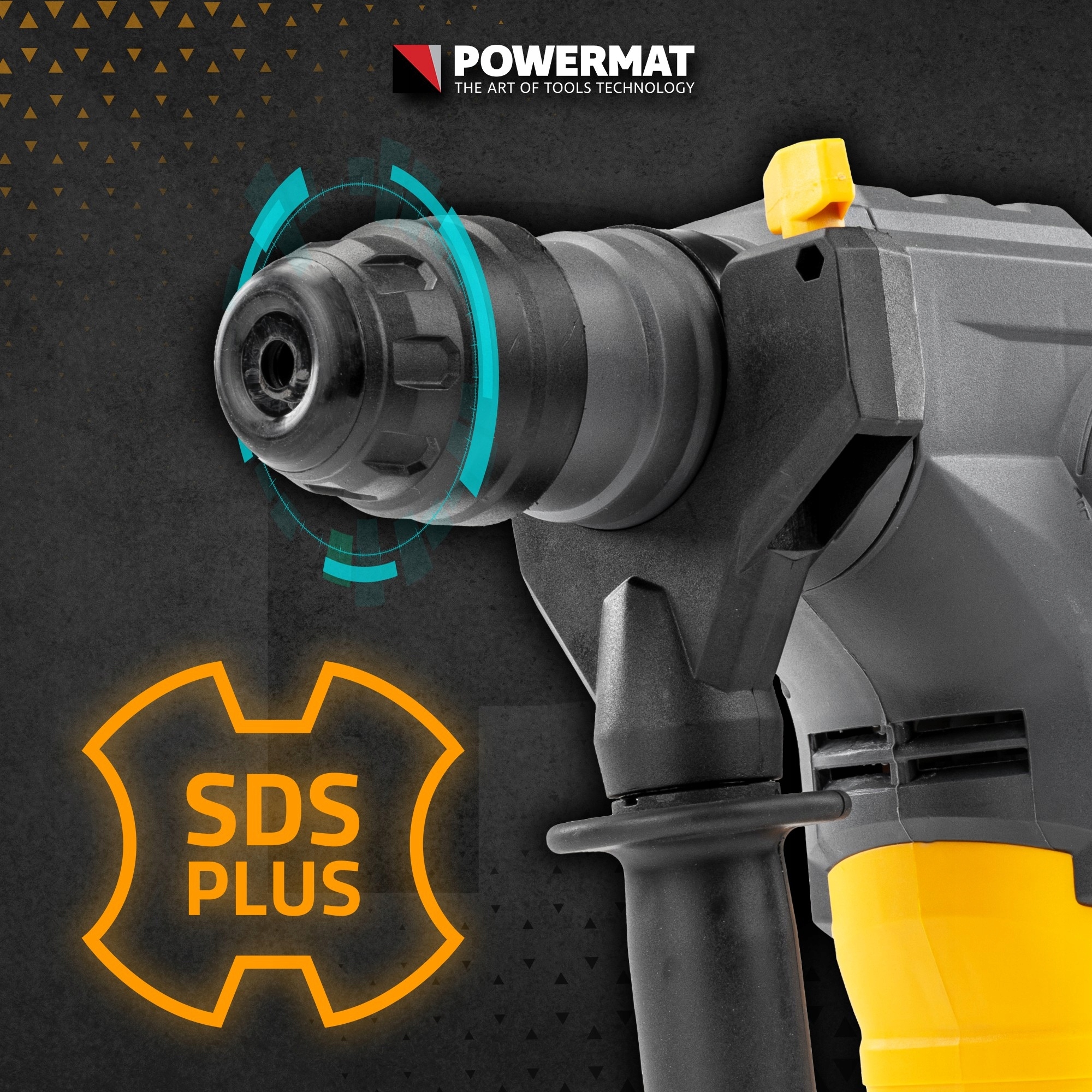 MŁOT UDAROWY młotowiertarka UDAR SDS+ 2600W 5,5J WALIZKA 3x WIERTŁO DŁUTA