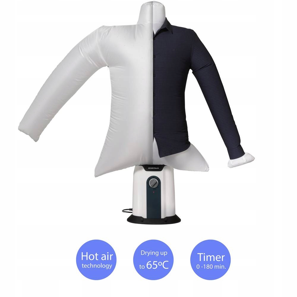 Automat do prasowania koszul SUSZENIA 850W prasowalnica do koszuli TIMER