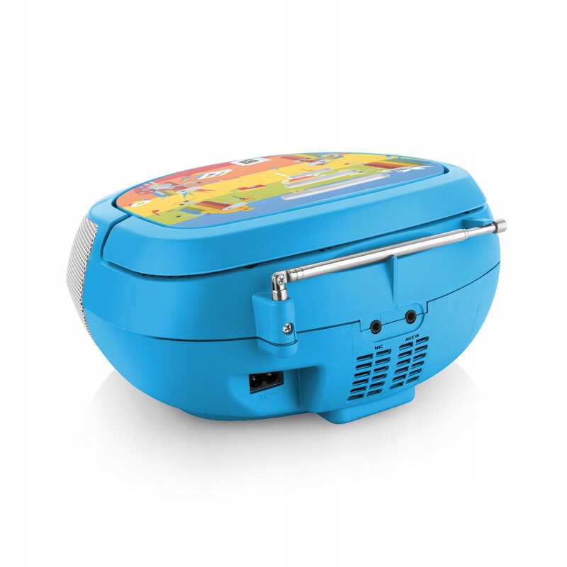 Boombox dla Dzieci CD Bluetooth USB MP3 MIKROFON