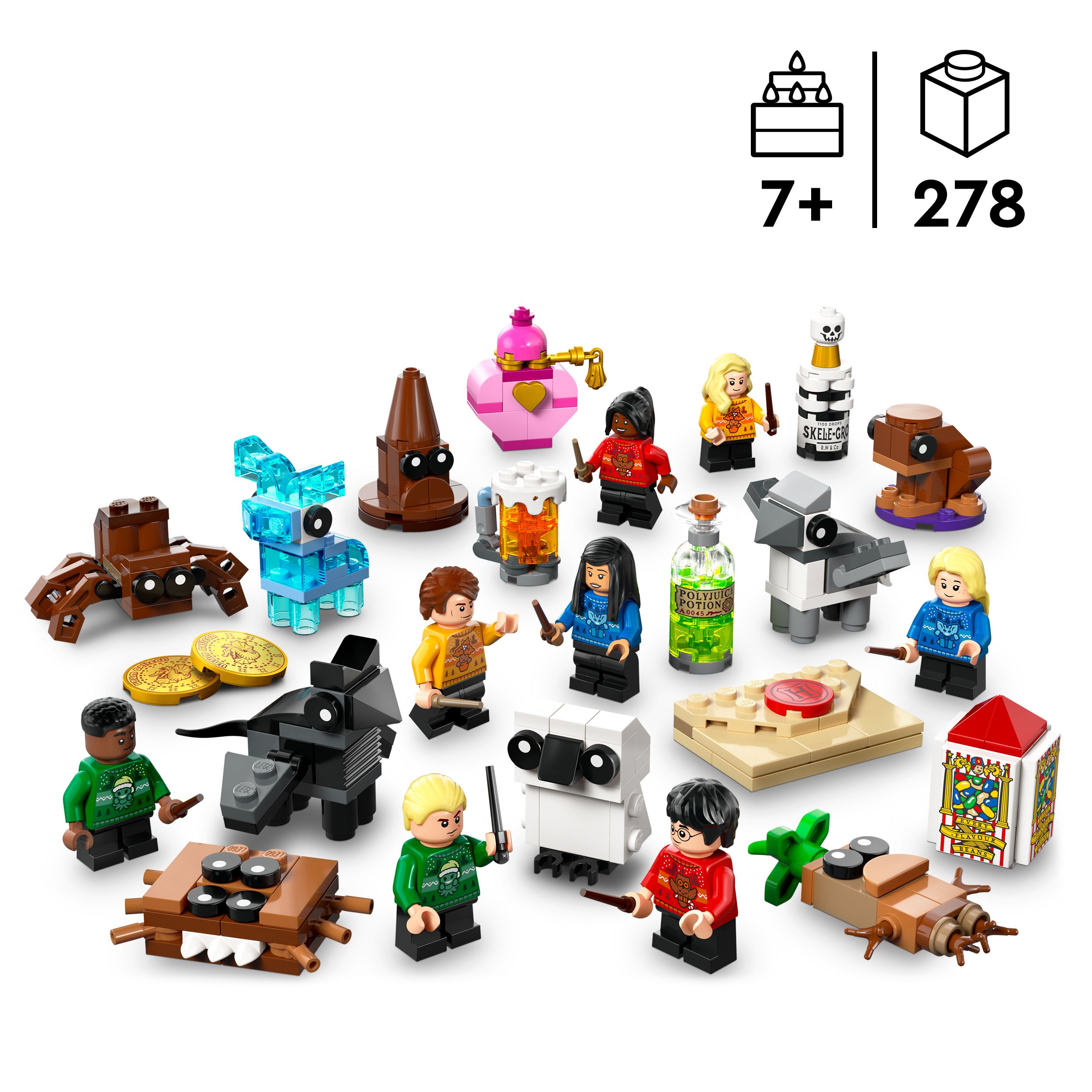 Kalendarz adwentowy LEGO Harry Potter MINIFIGURKI na rok 2025 278 elementów
