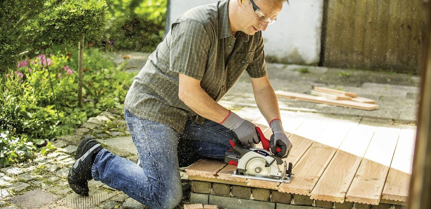 Akumulatorowa Piła tarczowa Einhell z ładowarką i akumulatorem 18V X-Change