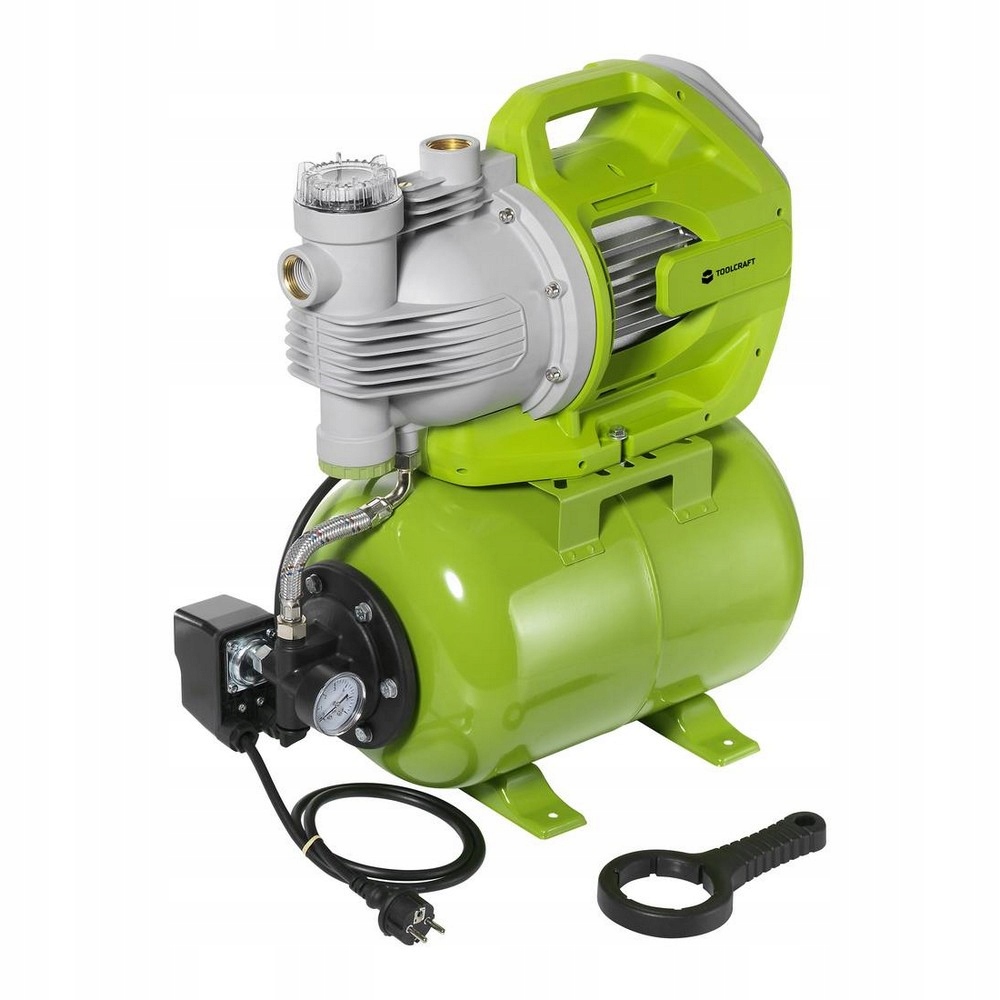 HYDROFOR POMPA do wody ZBIORNIK 24L 5.3 BAR MANOMETR 6000 l/h 230V 1300W
