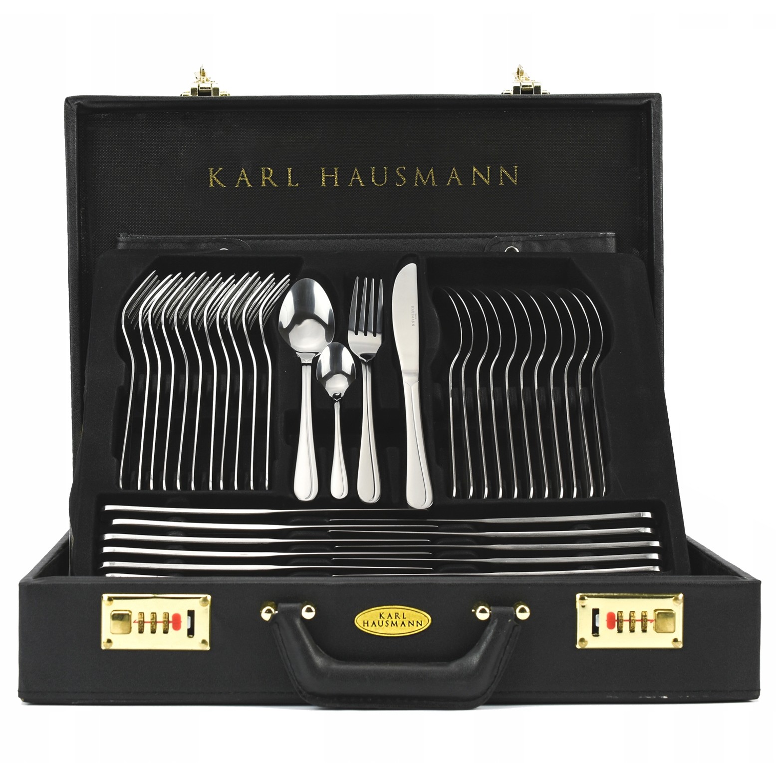 Sztućce w WALIZCE EKSKLUZYWNE 72 elementy na 12 OSÓB