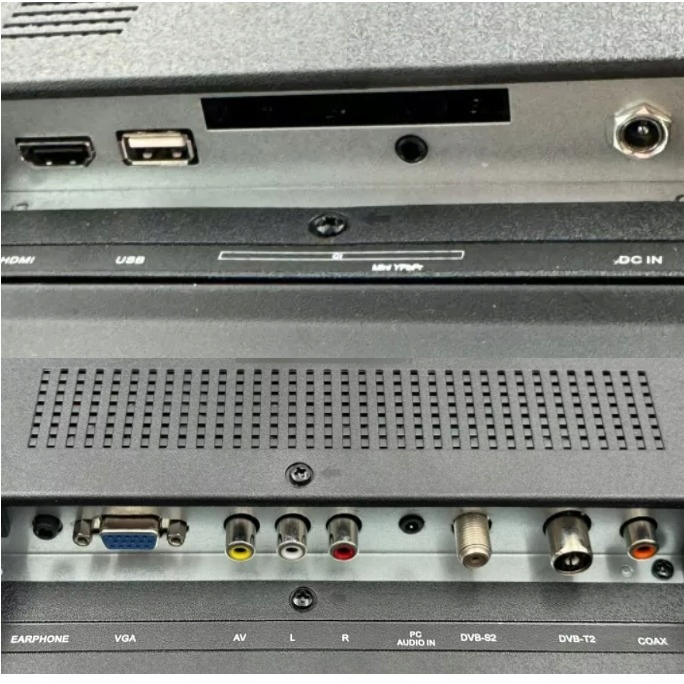 Telewizor do KAMPERA 12V Kiano 24 cale DVBT2 DVBS2 DVBC Ci VGA USB HDMI