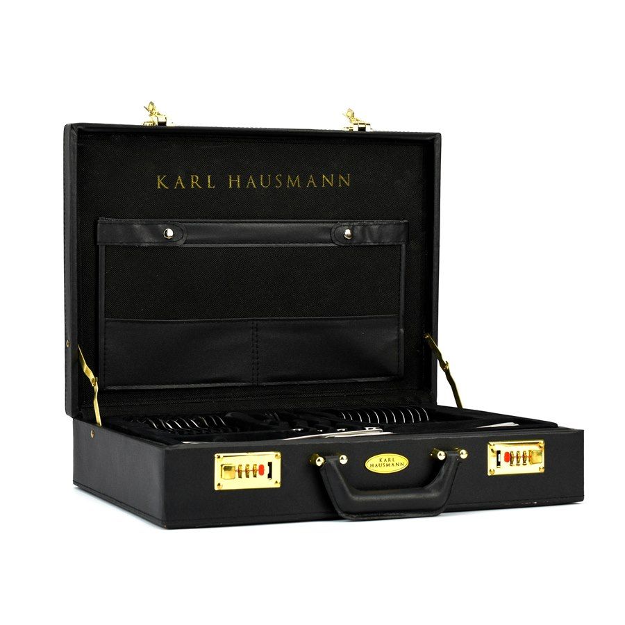 Sztućce w Walizce Ekskluzywne 72 ele na 12 Osób