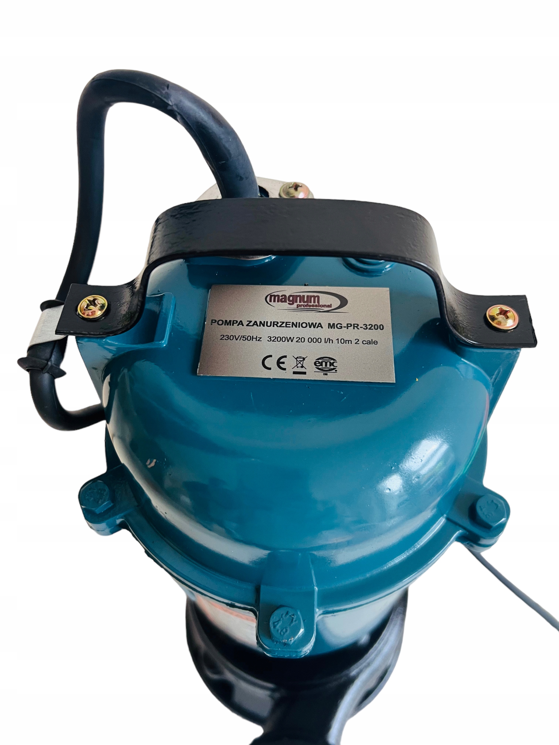 Pompa do wody BRUDNEJ 20 000 l/h SZAMBA z ROZDRABNIACZEM 3200 W WĄŻ 30m