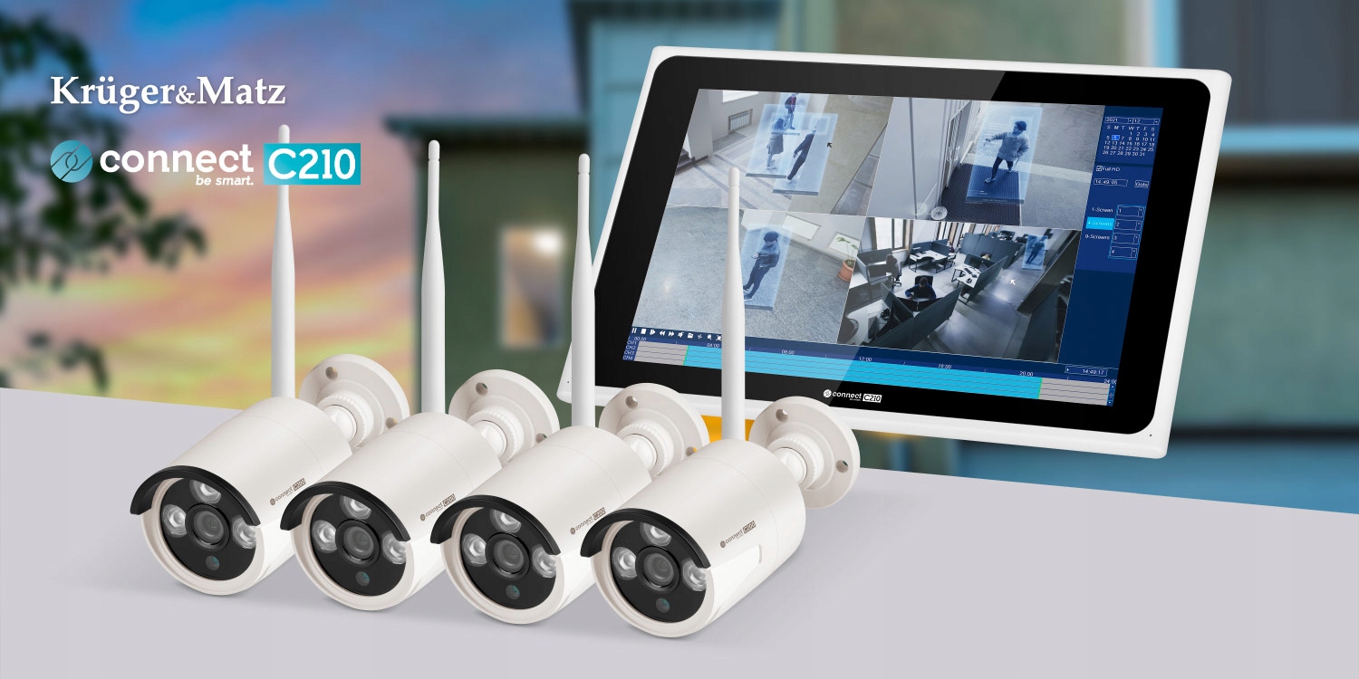 KAMERY WiFi monitor 10 cali REJESTRATOR do kamer MONITORING KAMERA IP Tuya