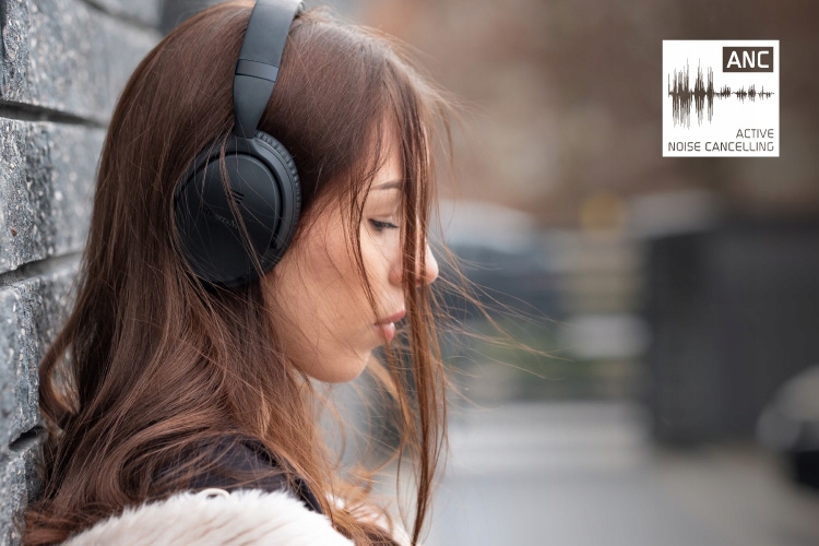 Słuchawki Bluetooth F7A A2PD ANC Mikrofon