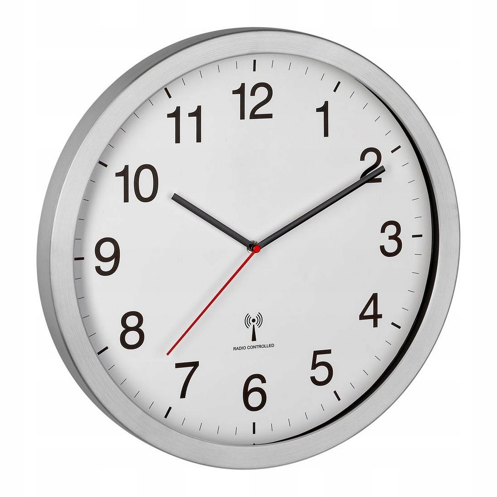 Zegar ścienny sterowany radiowo 40cm DCF77