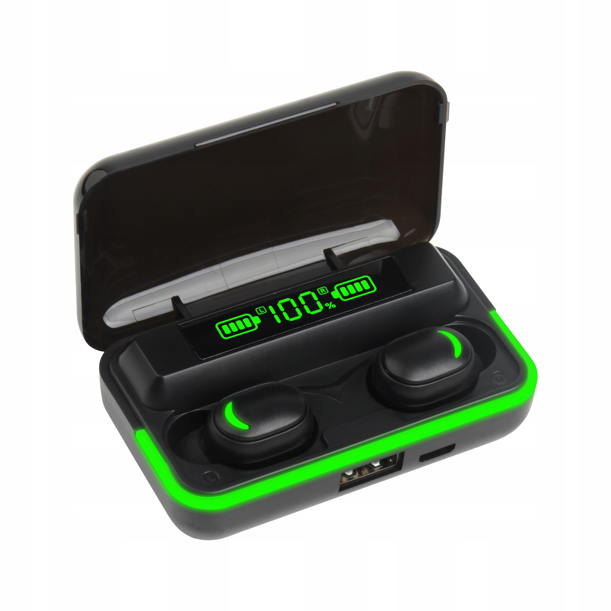 Słuchawki Bluetooth 5.0 POWERBANK ładowarka USB