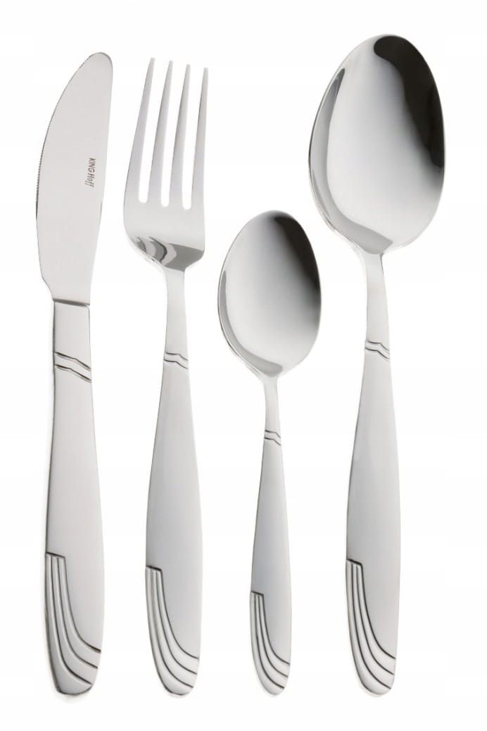 Sztućce Satynowane w Walizce 72 ele 12 osób