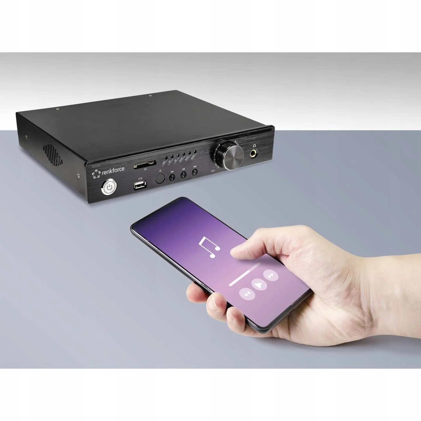 Wzmacniacz HiFi Bluetooth USB SD Pilot 2x 50W