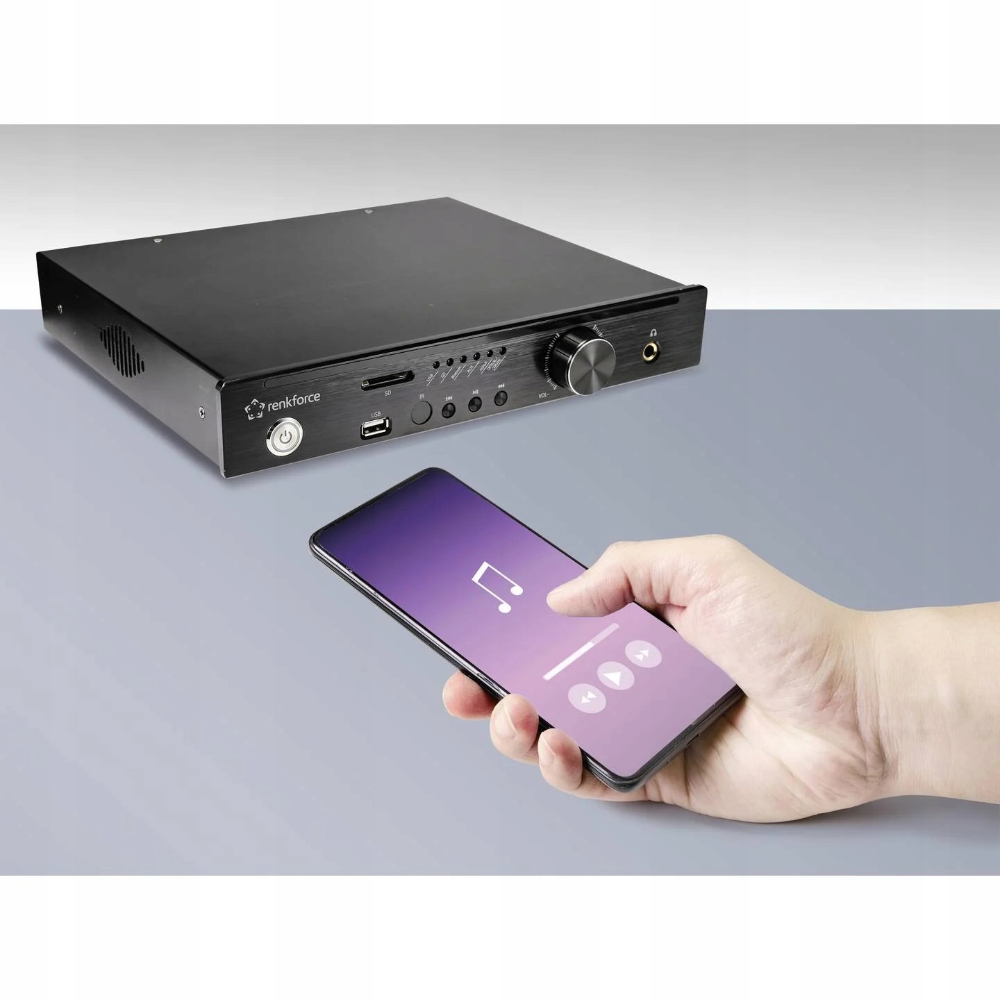 Wzmacniacz HiFi Bluetooth USB SD Pilot 2x 100W