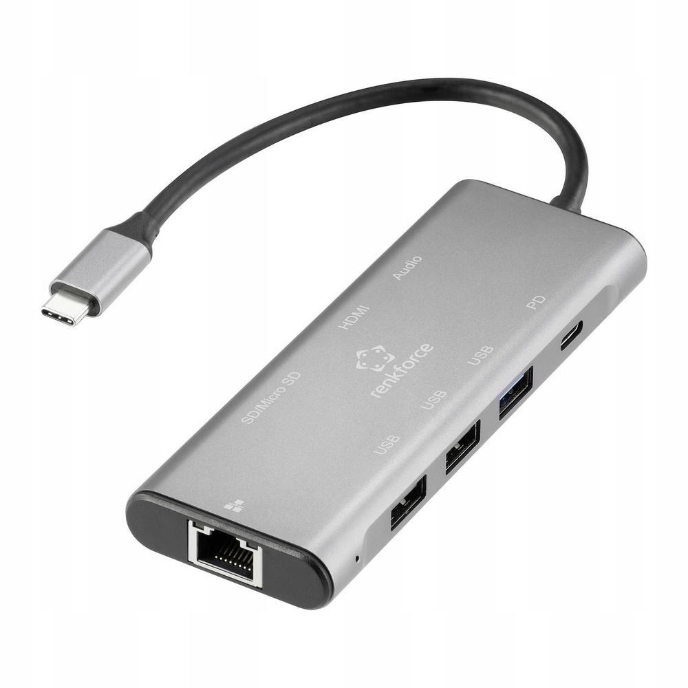 Stacja dokująca USB C HUB ADAPTER SD Przejściówka z USB do HDMI 4K