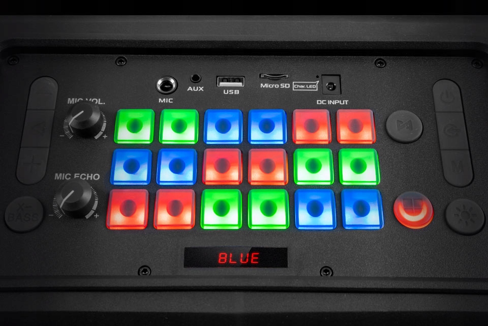 Głośnik Bluetooth 5.0 TWS Music Box DJ! USB SD AUX