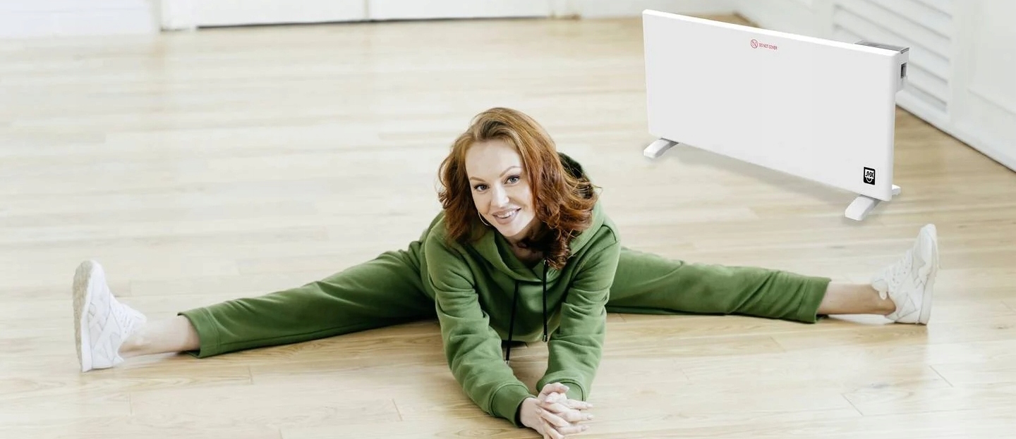 Grzejnik KONWEKTOROWY elektryczny 2000W piecyk TIMER stojący ścienny SHX