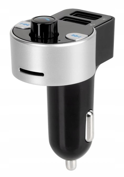 Transmiter Samochodowy FM BT MP3 SD USB Ładowarka