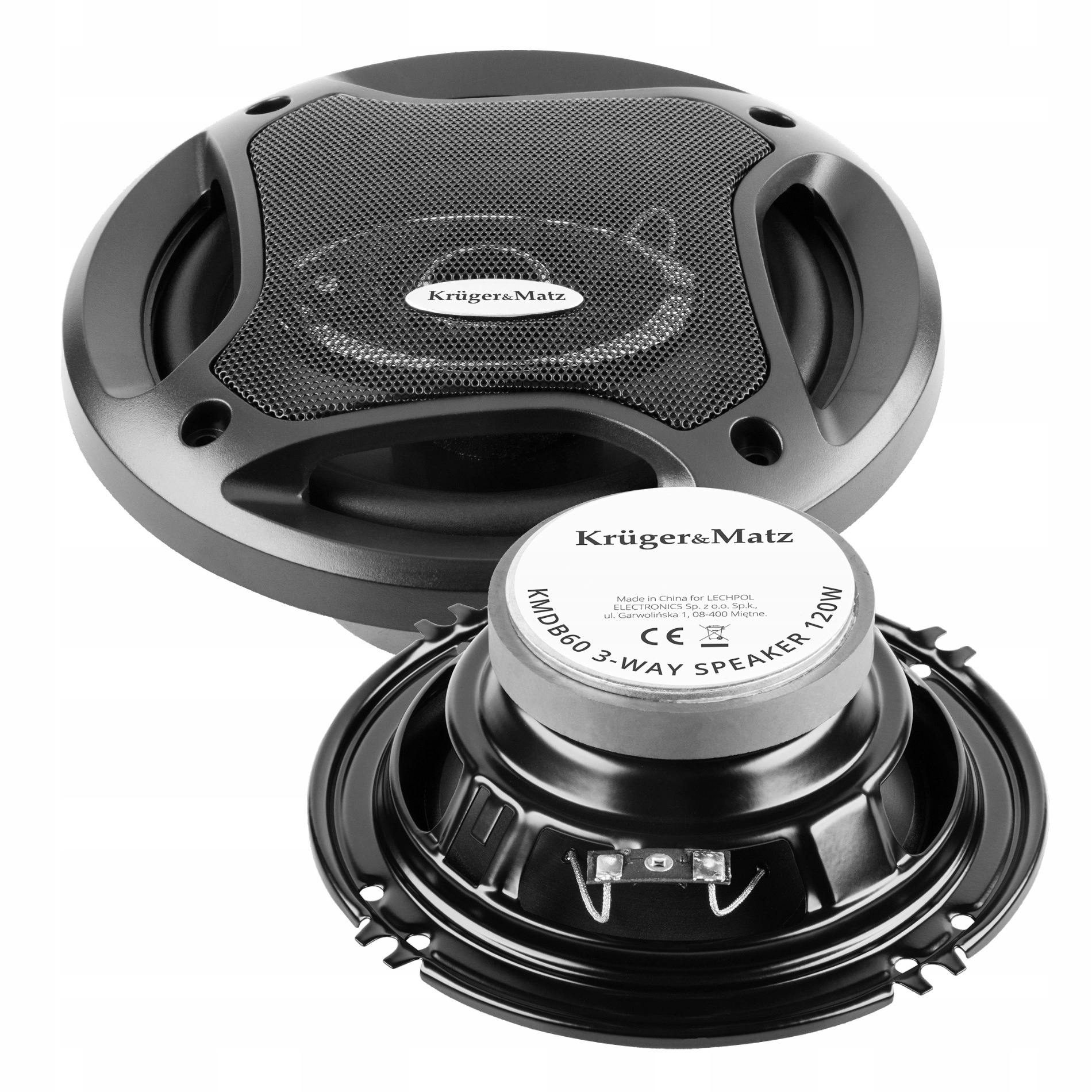 Głośniki 16cm 3 drożne 120W Kruger&Matz