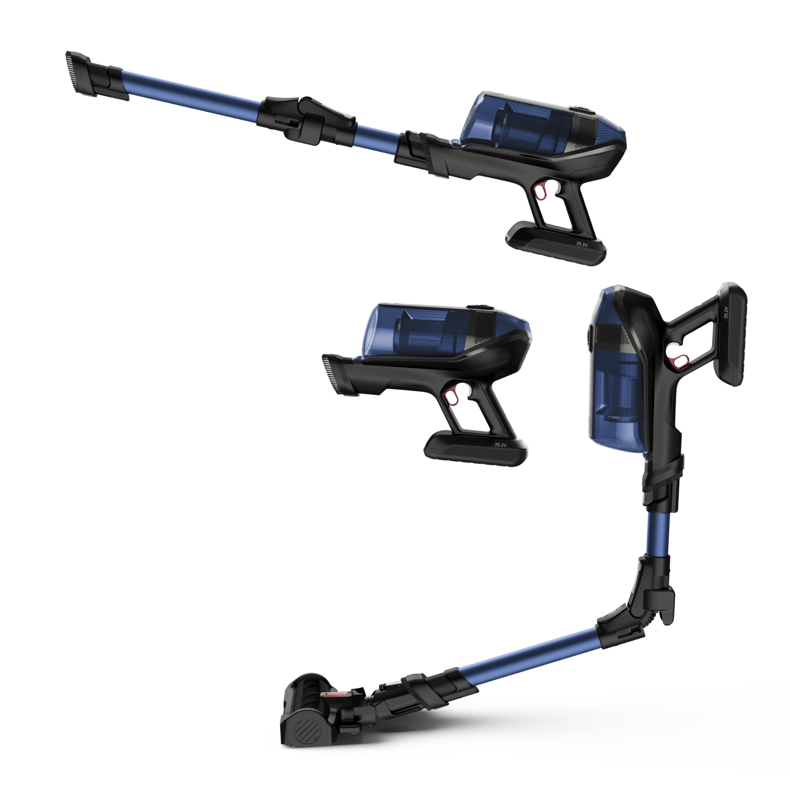 Odkurzacz AKUMULATOROWY pionowy BEZWORKOWY 25.9 V końcówka mopująca Rowenta