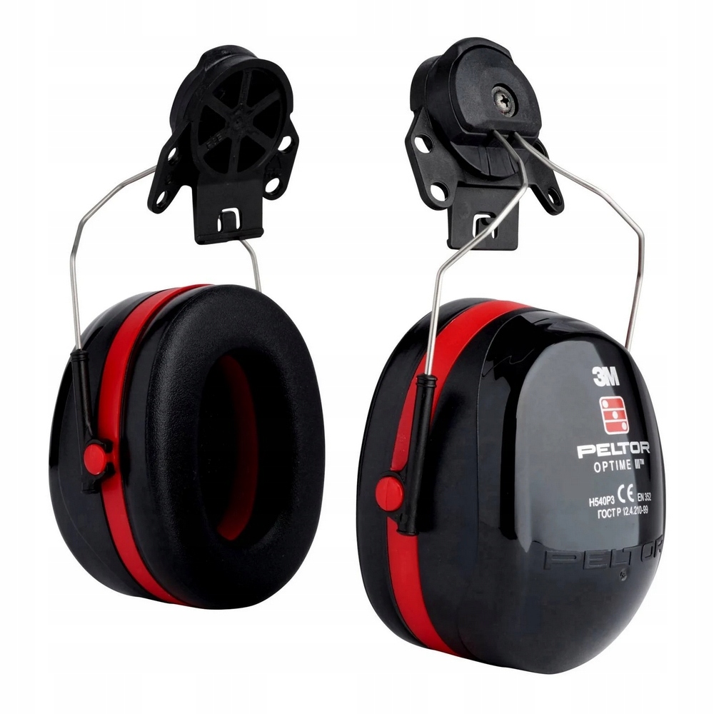 Nauszniki OCHRONNE z mocowaniem na kask 3M słuchawki OCHRONNIKI słuchu