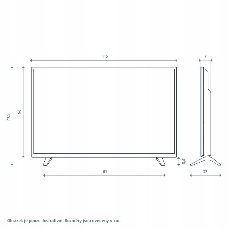 Telewizor SMART Android TV UHD 4K LED 50 cali WiFi APLIKACJE Netflix