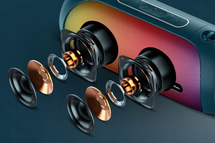 Głośnik Bluetooth 5.0 K&M TWS USB AUX IPX5 30W