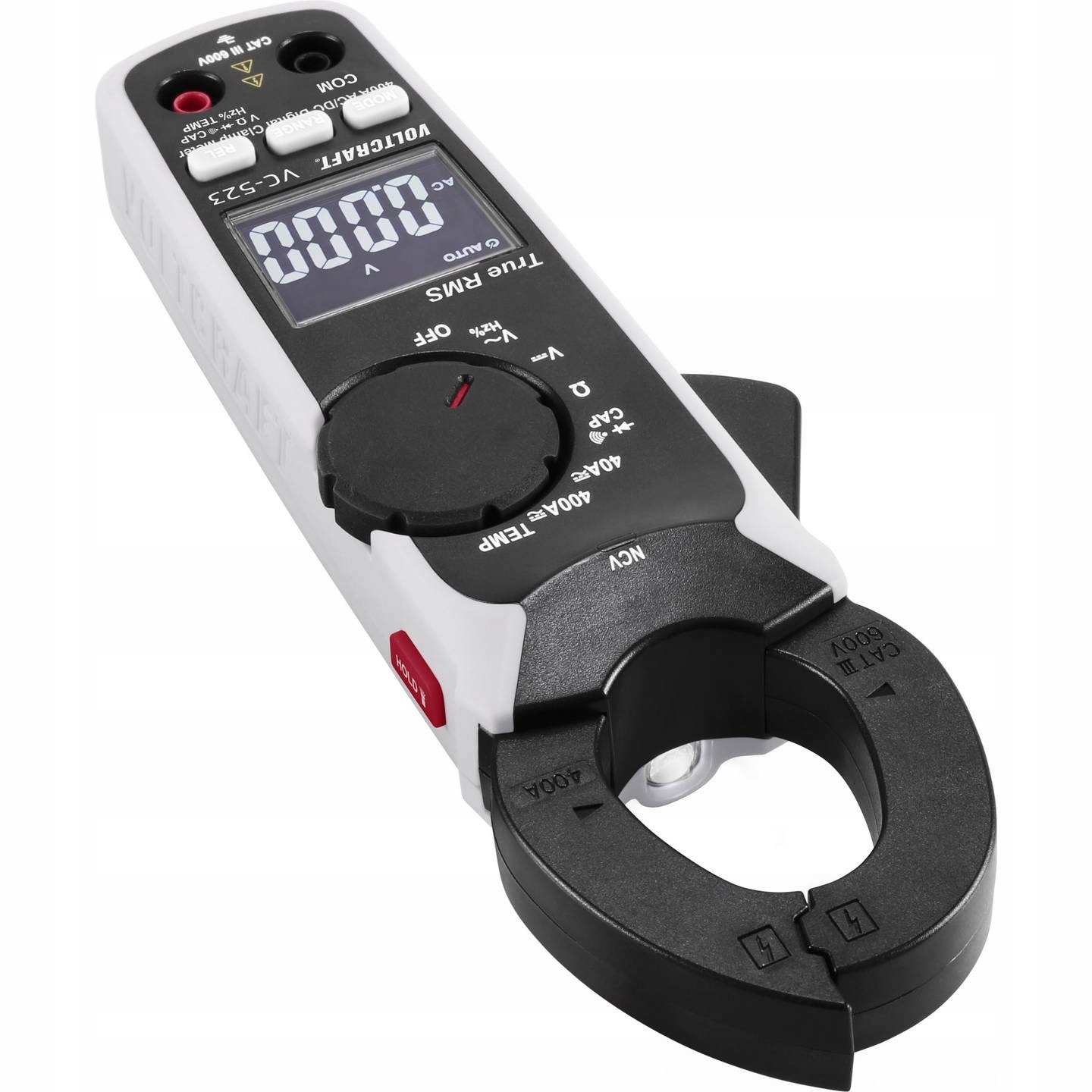 Miernik cęgowy multimetr CAT III 600V