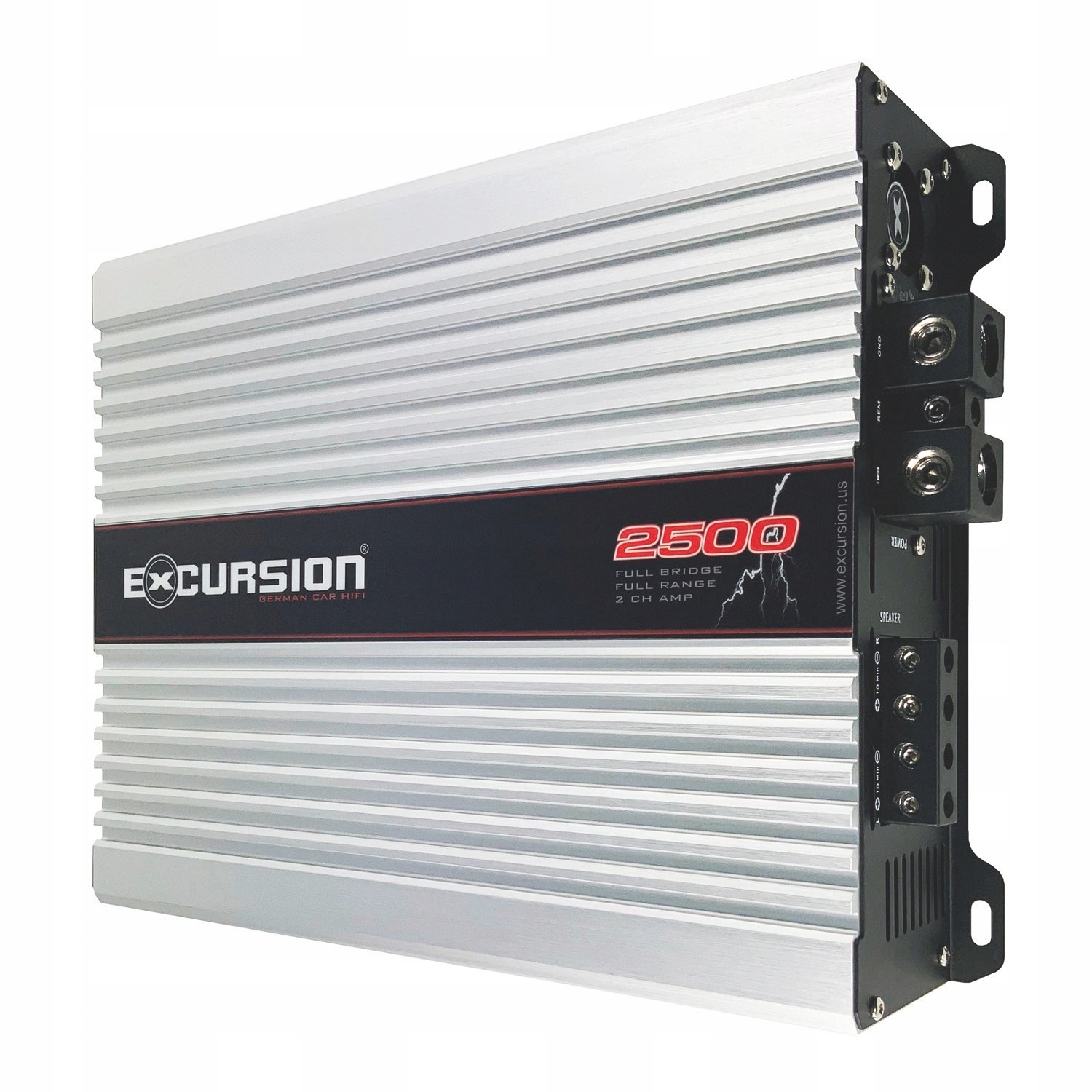 Wzmacniacz samochodowy Excursion 2 kanały 2500W