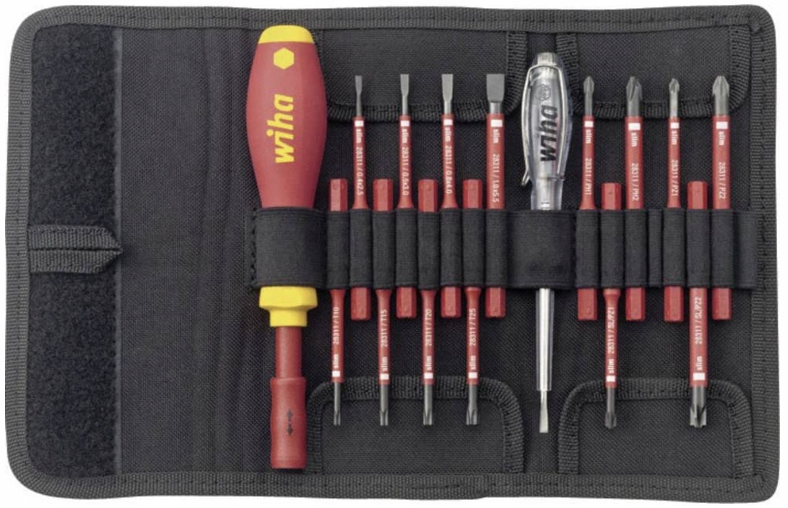 Zestaw wkrętaków IZOLOWANYCH VDE dla ELEKTRYKA 16 elementów 1000 V Wiha