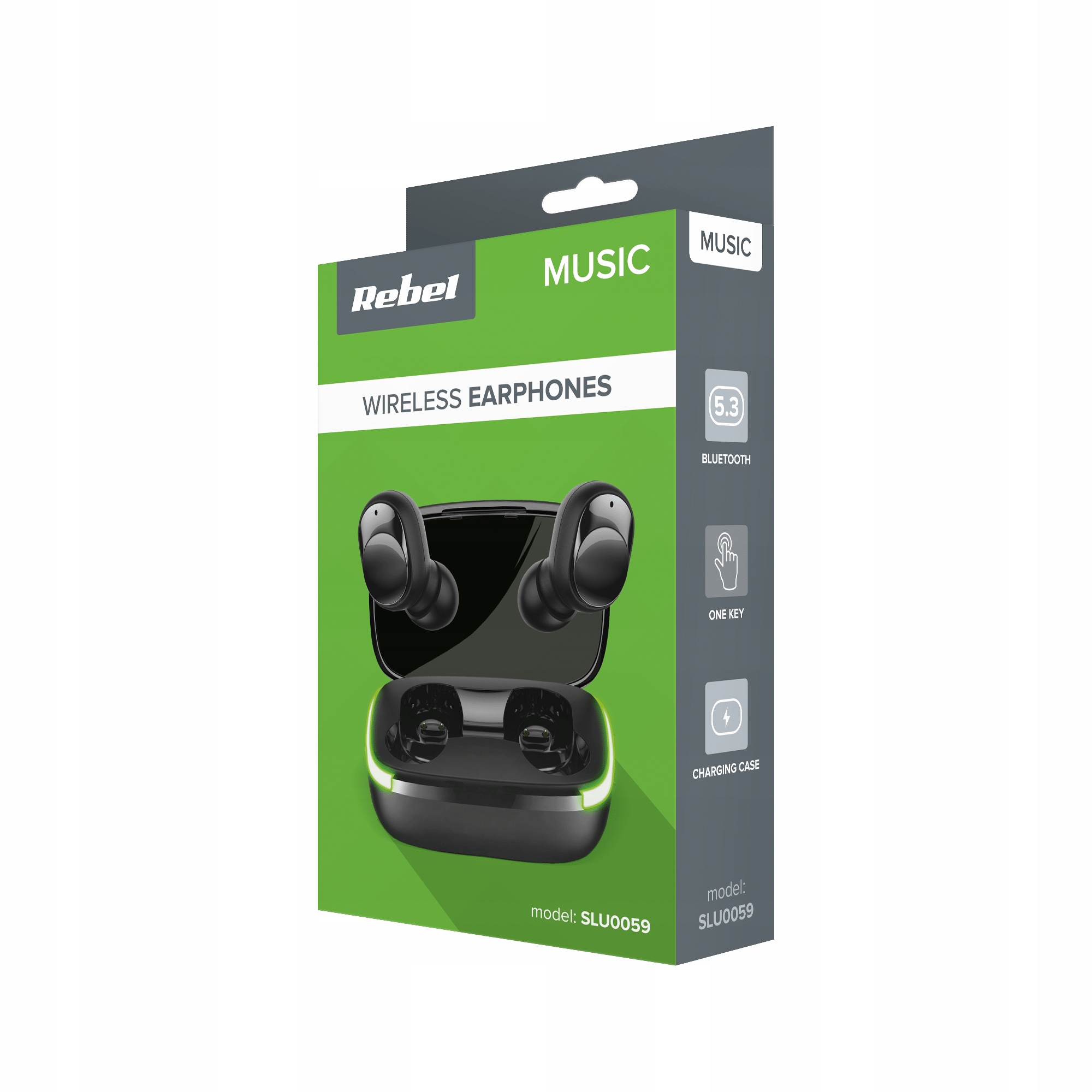 Słuchawki bezprzewodowe dokanałowe TWS BLUETOOTH