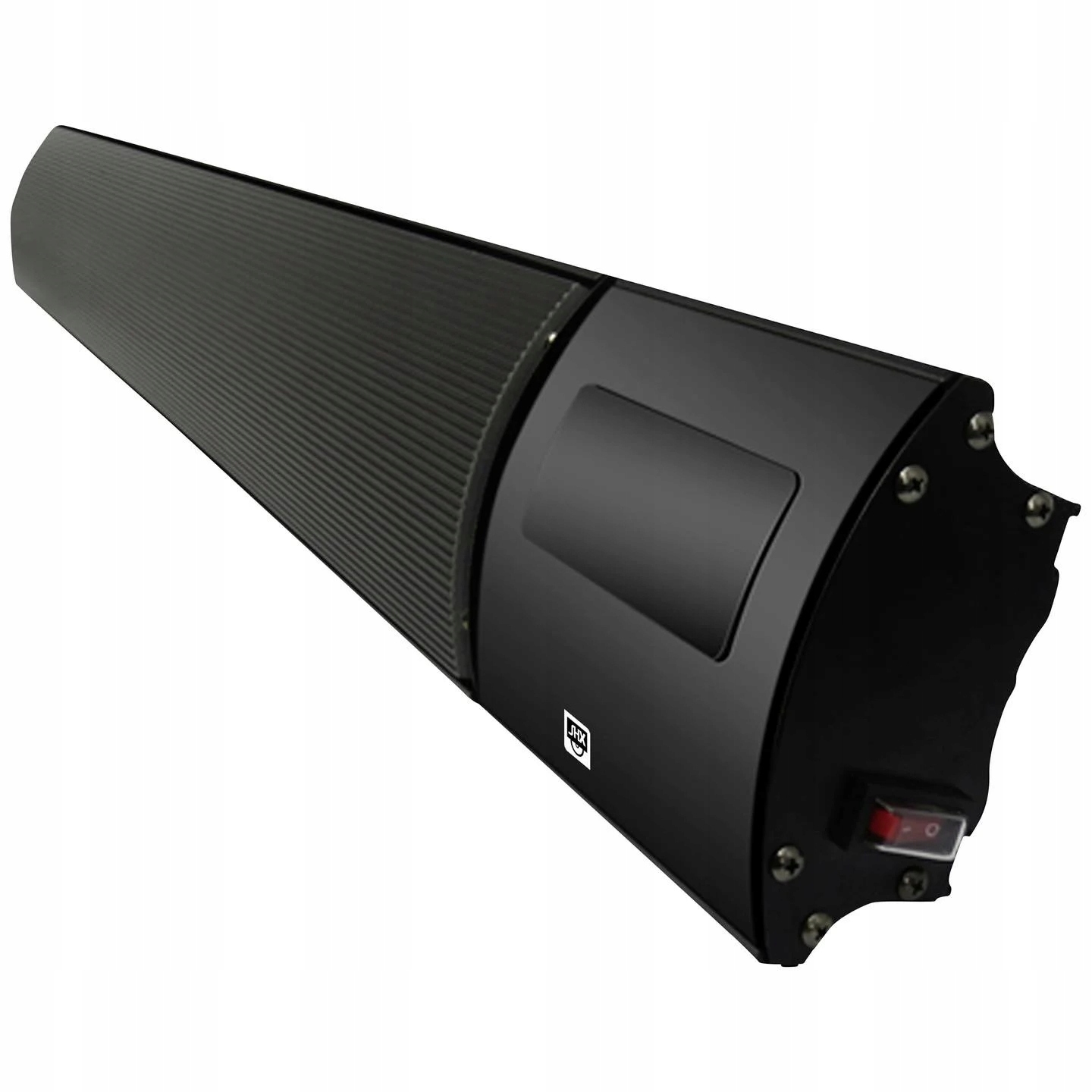 Grzejnik sufitowy ścienny czarny 2400W PILOT wyświetlacz IP44 timer