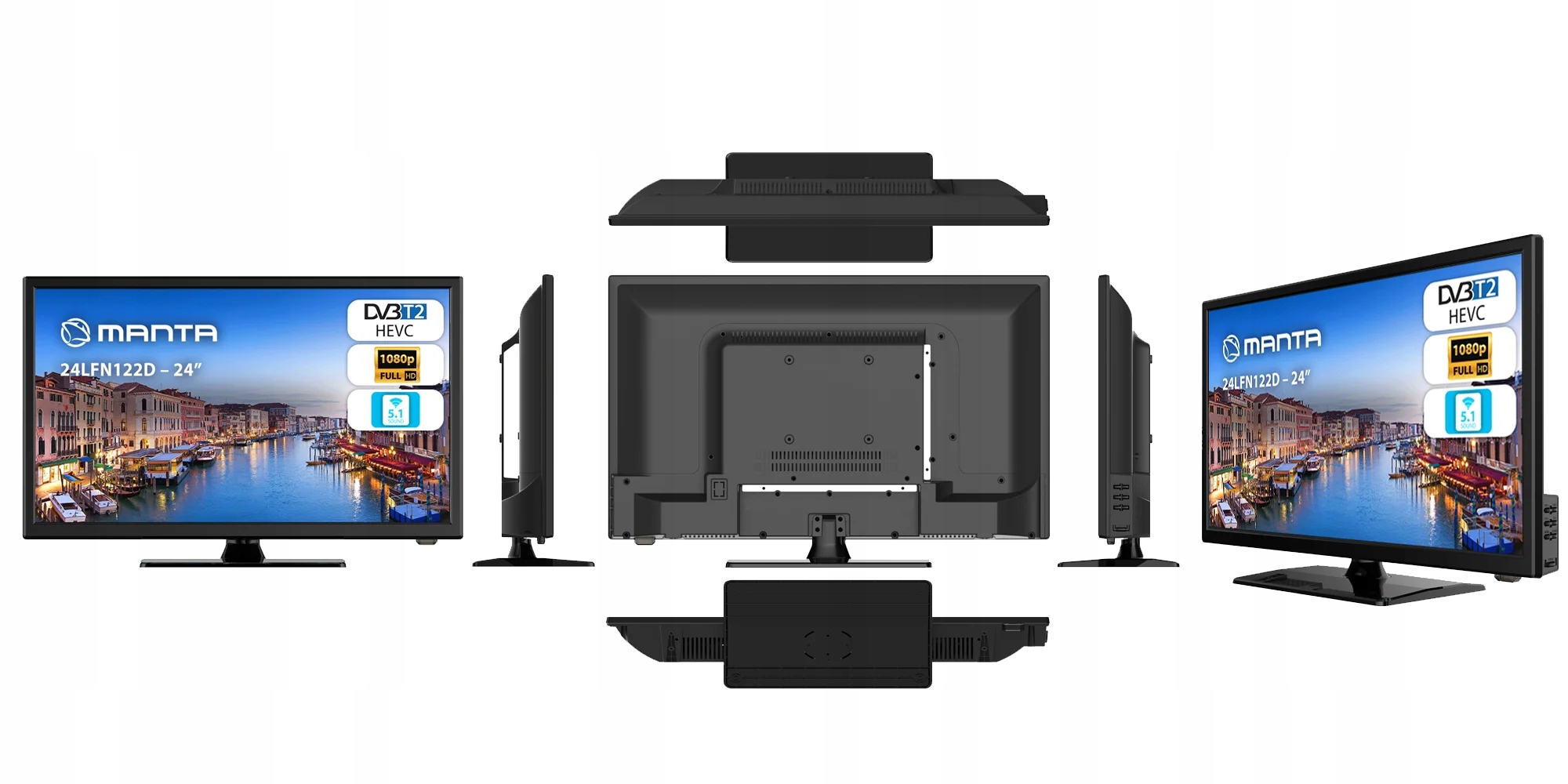 Telewizor 12V 24'' SMART ANDROID XIAOMI USB HDMI