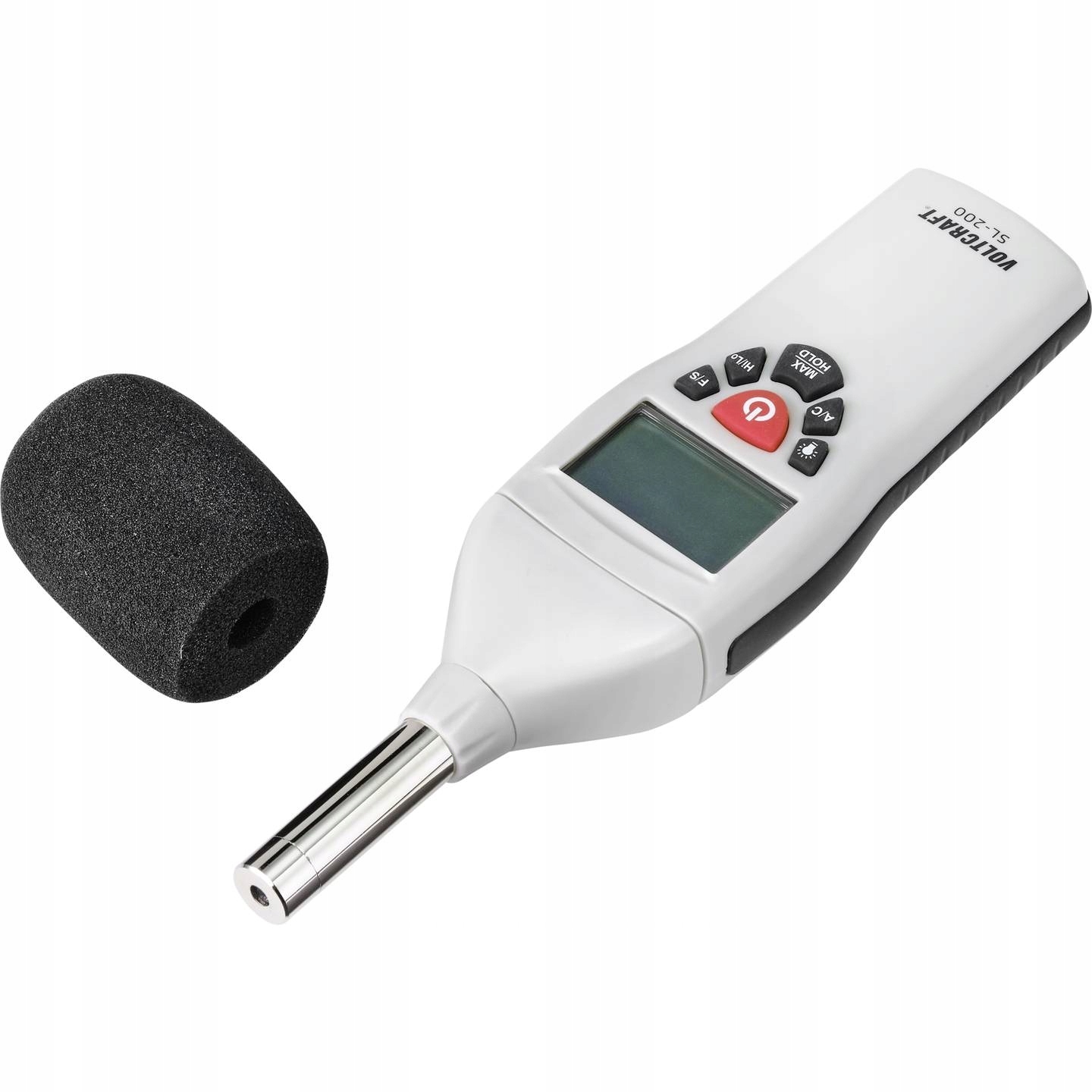 Decybelomierz MIERNIK dźwięku SONOMETR 130 dB 8 kHz VOLTCRAFT