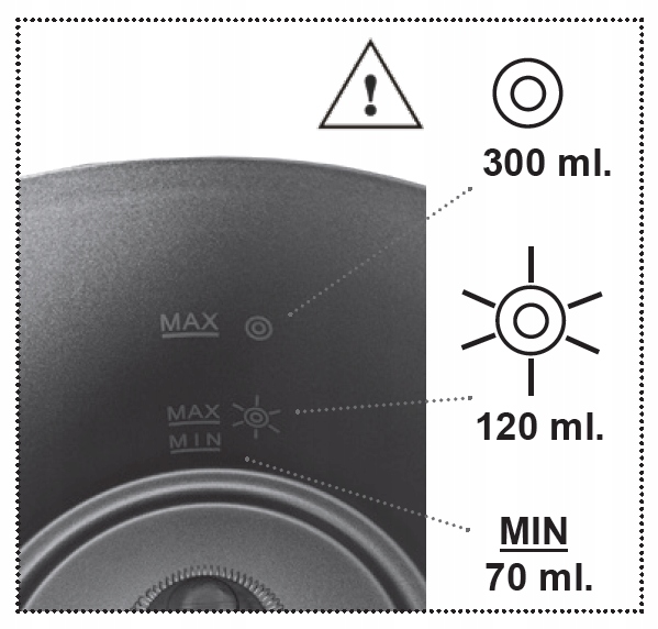 Spieniacz do mleka podgrzewacz Eta Artteo 0,3L