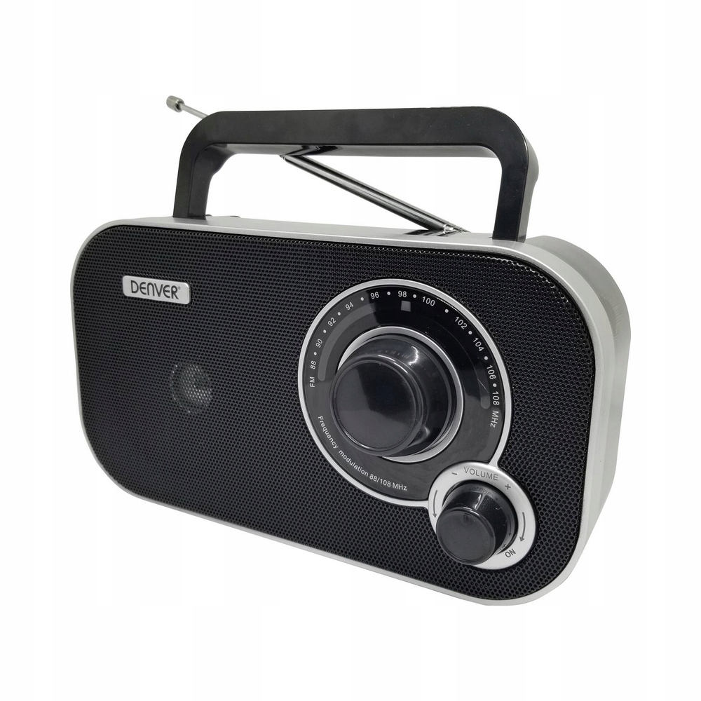 Radio FM sieciowo-bateryjne kuchenne PRZENOŚNE strojenie analogowe Denver