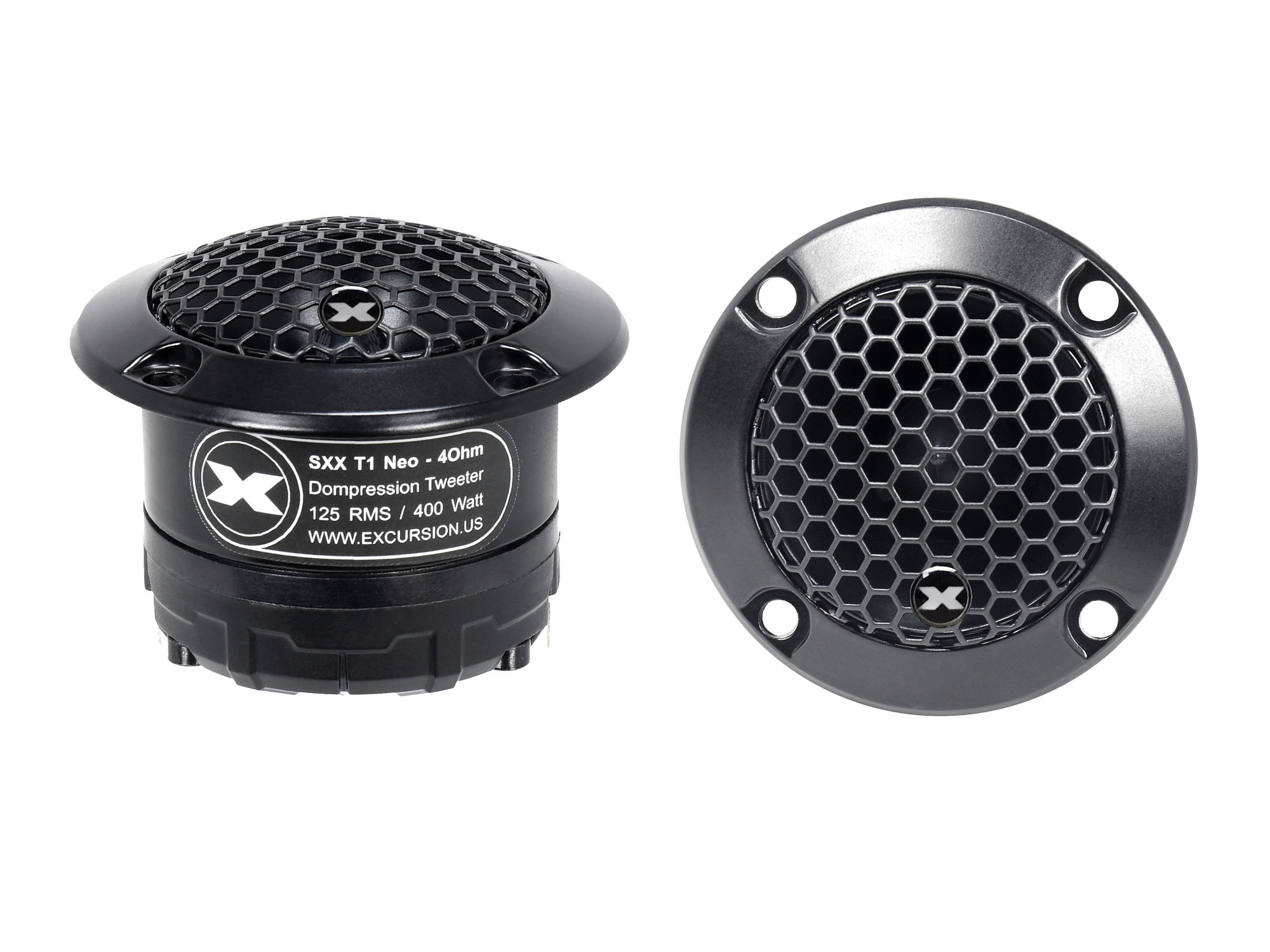 Głośniki wysokotonowe TWEETERY samochodowe Excursion 60mm 400W 4 ohm 104 db