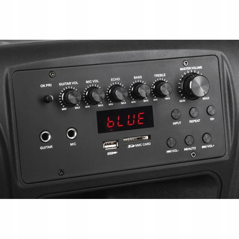 Głośnik Bluetooth KOLUMNA MIKROFON KARAOKE USB SD